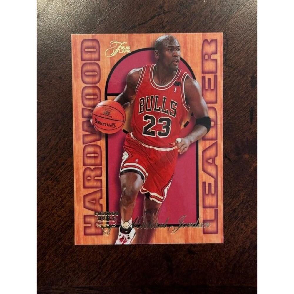 Michael Jordan 1995-96 Flair Hardwood Leaders